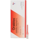Orabloc Plastic Hub Nerve Block Dental Needle, 25G Long, Red, 100/Bx