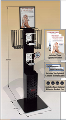 Surface Wipes Sani Mounting Bracket, White