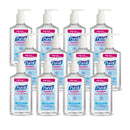 PURELL Advanced Hand Sanitizer Refreshing Gel, 12 fl oz pump bottle (Pack of 12)