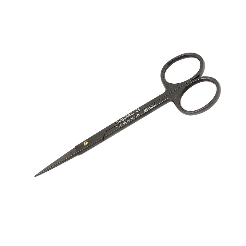Iris Micro Dissecting Lab Sharp Scissors, 4.5 (11.43cm) Fine Point  Straight, Stainless Steel (Pack of 5)
