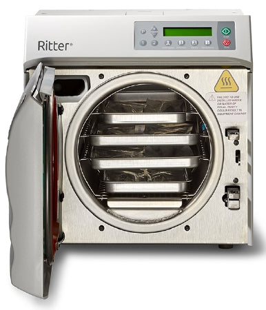 Ritter M9D Tabletop Autoclave Steam 9 Inch Diameter X 15 Inch Depth Manual Door