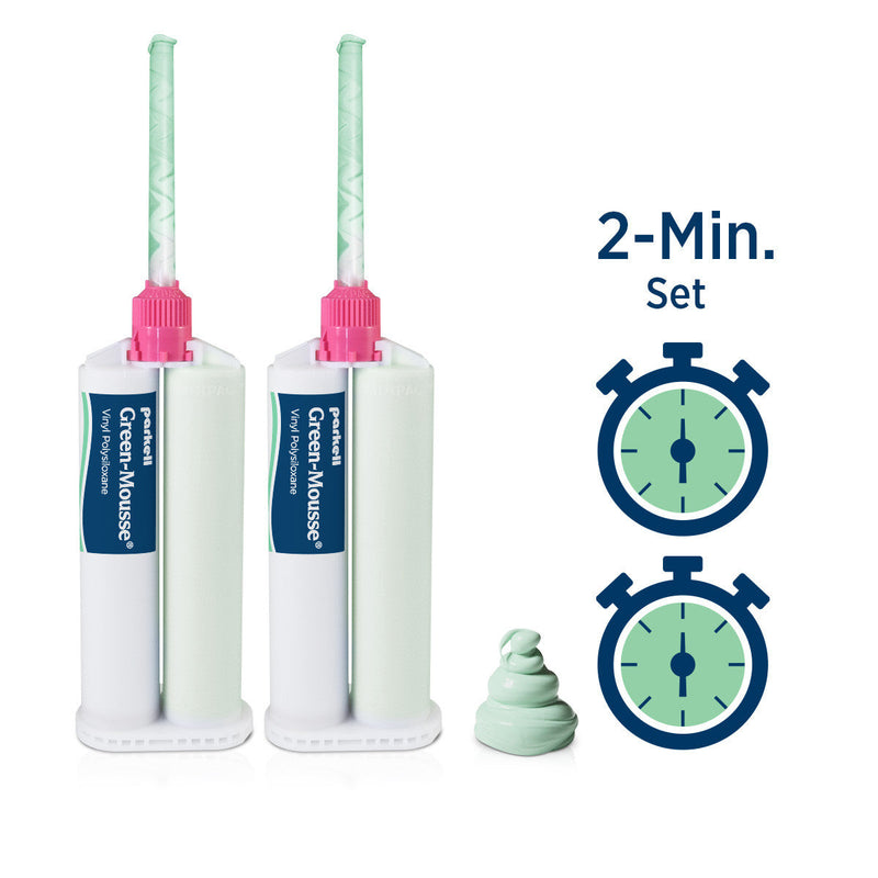 Green-Mousse (2-Min. Set) | S455S | | Bite registration, Dental Supplies, Impression materials | Parkell | SurgiMac