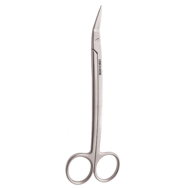 Dean Scissors 6.75” Curved tip, Surgical Scissor Serrated 17cm