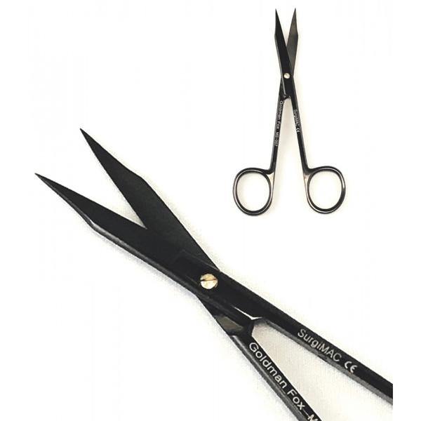 Dental Goldman Fox Scissor 13cm - Straight - MacBlack