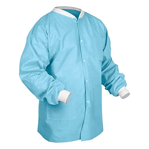 Medicom SafeWear Hipster Jacket - Soft Blue - 12/Pk