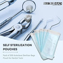 Self-Sealing Sterilization Pouch, Paper/Blue Film