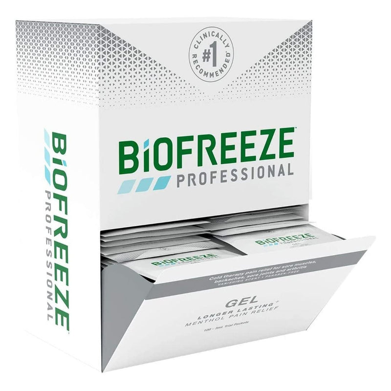 Topical Pain Relief Biofreeze® 3.5% Strength Menthol Topical Gel 100 per Box