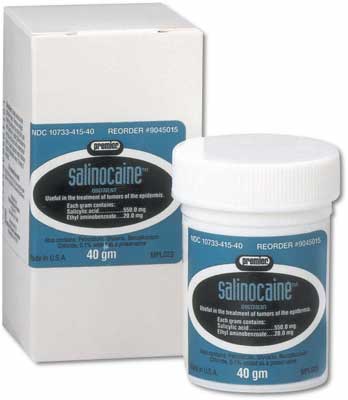 Salinocain Salicylic Acid / Benzocaine 550 mg - 20 mg Ointment Jar 1.5 oz. | Premier Dental | SurgiMac