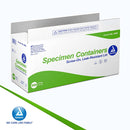 Dynarex Specimen Containers, Non-Sterile, Bulk Packaged Specimen Cups with Lids, 1 Box of 500