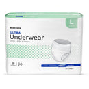 Unisex Adult Absorbent Underwear McKesson Ultra Pull On with Tear Away Seams Disposable Heavy Absorbency