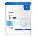 Unisex Adult Incontinence Brief McKesson Ultra Disposable Heavy Absorbency