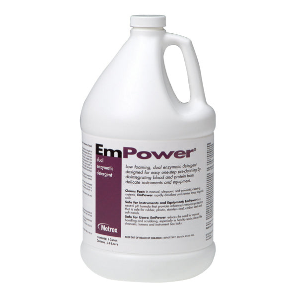 EmPower Enzymatic Solution, Fresh Scented. 4 x 1 Gal. Dual-Enzymatic Detergent