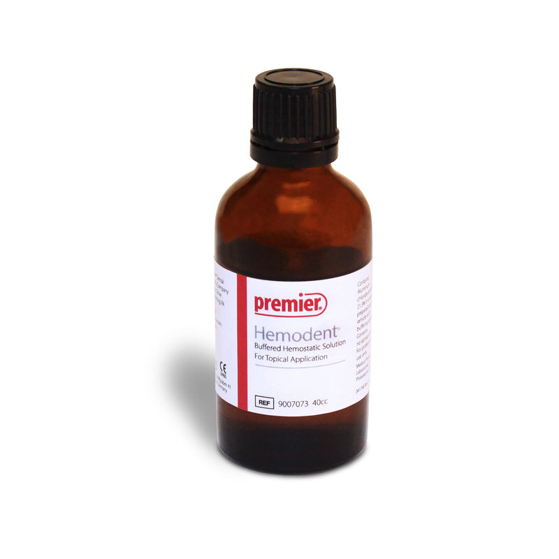 Hemodent Liquid, Buffered Aluminum Chloride without Epinephrine, 40 cc Bottle | Premier Dental | SurgiMac