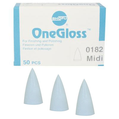 OneGloss Polisher, Midi-Point, 50/pk by SurgiMac