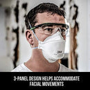 SurgiMac Dental District Medical Supply - 3M 9205+ Particulate Respirator Mask 3M™ Aura™ Industrial N95 Flat Fold Elastic Strap One Size Fits Most White NonSterile  Adult 