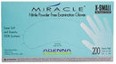 SurgiMac Dental District Medical Supply - Adenna Miracle 3.5Mil Nitrile Gloves X-Small Case of 10x 200/Box 