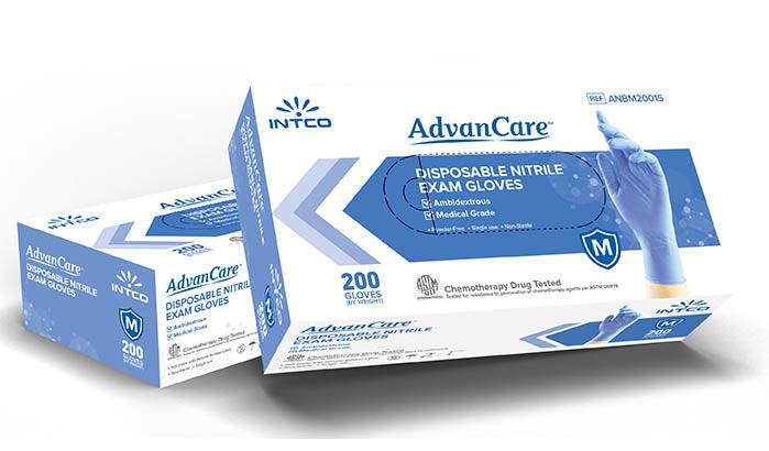 SurgiMac Dental District Medical Supply - AdvanCare Medical Nitrile Examination Gloves - 200 count box 