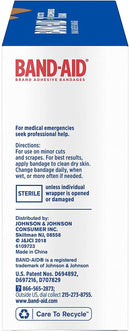 SurgiMac Dental District Medical Supply - Band-Aid Brand Flexible Fabric Adhesive Bandages for Wound Care & First Aid, Assorted Sizes, 100 ct, Beige 