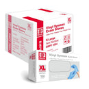 SurgiMac Dental District Medical Supply - BASIC Medical Synmax Vinyl Exam Gloves - Latex-Free & Powder-Free 