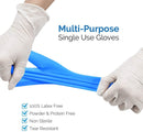 SurgiMac Dental District Medical Supply - BASIC Medical Synmax Vinyl Exam Gloves - Latex-Free & Powder-Free 
