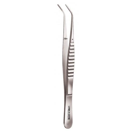 SurgiMac Dental District Medical Supply - Cotton and dressing Pliers - Serrated tips 