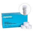 SurgiMac Dental District Medical Supply - Crosstex 1-1/2" x 3/8" Non-Sterile Braided Cotton Rolls, Box of 2000 
