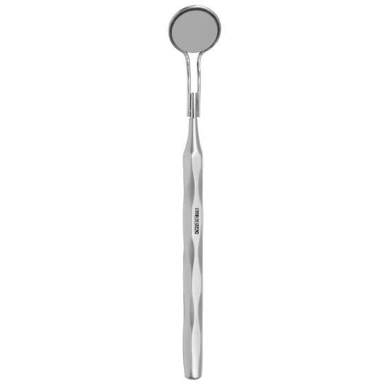 SurgiMac Dental District Medical Supply - Dental Mirror Handle with Double Sided Mirrors - Ergonomic Hollow Handle 