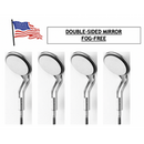 SurgiMac Dental District Medical Supply - Dental Mirror handle with double sided mirrors - Ergonomic Hollow Handle (Pack of 8) 