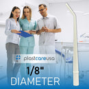 SurgiMac Dental District Medical Supply - Dental Surgical Aspirator White Suction Tips, 1/8 Inch Diameter 