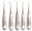 SurgiMac Dental District Medical Supply - Dental Surgical Root Elevator, HEIDBRINK Root TIP Elevator Set of 5 