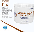 SurgiMac Dental District Medical Supply - Dynarex Vitamins A & D Ointment, Ointment with Vitamin A and Vitamin D Helps Prevent & Treat Skin Irritation, Diaper Rash, White, 12 – 15 oz Jars of Dynarex Vitamins A & D Ointment 