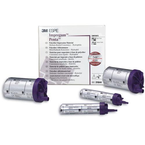 SurgiMac Dental District Medical Supply - Impregum Penta Double Pack EXPORT PACKAGE - Medium Body Polyether Impression 