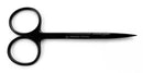 SurgiMac Dental District Medical Supply - Iris Scissors 4.5" straight tips with TC - SurgiMac's MacBlack 