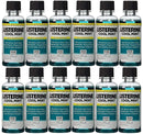 SurgiMac Dental District Medical Supply - Listerine Cool Mint Antiseptic Mouthwash for Bad Breath, Travel Size 3.2 oz - Pack of 12 
