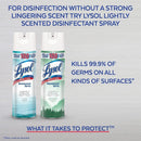 SurgiMac Dental District Medical Supply - Lysol Disinfectant Spray, Crisp Linen, 228oz (12X19oz) 