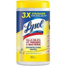 SurgiMac Dental District Medical Supply - Lysol Disinfecting Wipes, Lemon & Lime Blossom, 80ct (4 Pack) 