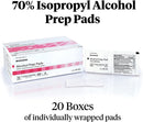SurgiMac Dental District Medical Supply - McKesson Sterile 70% Isopropyl Alcohol Prep Pads - Individually-Wrapped Packets, Medium 