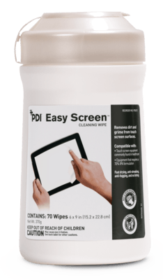 SurgiMac Dental District Medical Supply - PDI Easy Screen Surface Cleaning Wipe 70% Alcohol - 70 Count (Case of 12) 