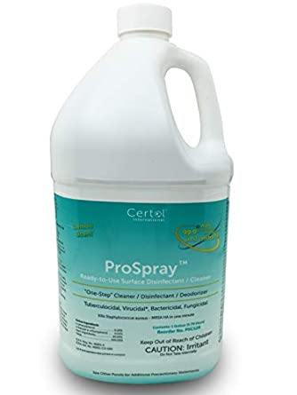 SurgiMac Dental District Medical Supply - ProSpray. Ready-to-Use Surface Disinfectant/Cleaner - 1 Gallon Refill Bottle 