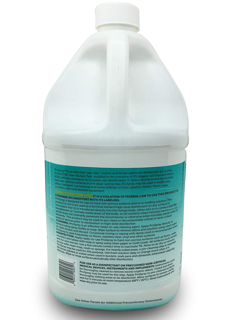 SurgiMac Dental District Medical Supply - ProSpray. Ready-to-Use Surface Disinfectant/Cleaner - 1 Gallon Refill Bottle 