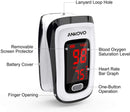 SurgiMac Dental District Medical Supply - Pulse Oximeter Fingertip (Oximetro), Heart Rate Monitor and SpO2 Levels, Portable Pulse Oximeter with Case 
