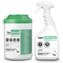 SurgiMac Dental District Medical Supply - Sani-Cloth HB Germicidal Disposable Wipes Q08472 6" x 6.75" 160 Large wipes/canister, 12 canisters/case (Green Top) 
