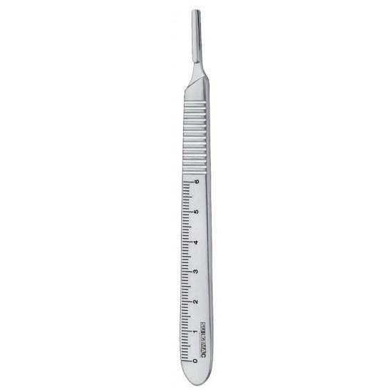 SurgiMac Dental District Medical Supply - Scalpel Graduated Handle No. 3 Dental Surgical Stainless Steel Instruments 