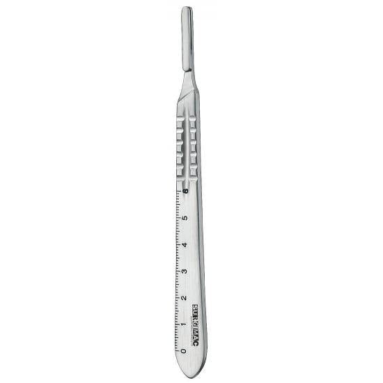 SurgiMac Dental District Medical Supply - Scalpel Graduated Handle No. 4 Dental Surgical Stainless Steel Instruments 
