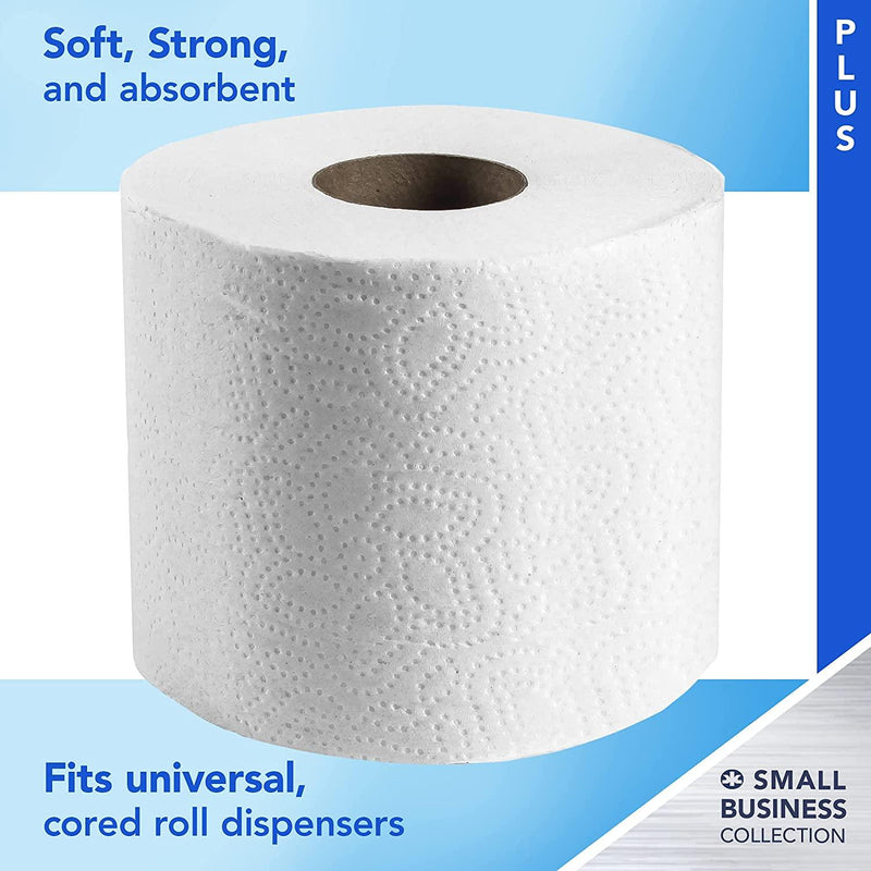 Scott Essential Standard Roll Toilet Paper, 04460, Core, 4.1 x 4.0 | 80 Rolls/Case