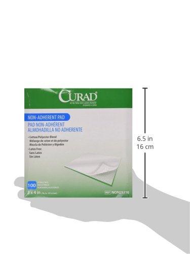 SurgiMac Dental District Medical Supply - Sterile Non-Adherent Pads (Pack of 100) for gentle wound dressing and absorption without sticking 