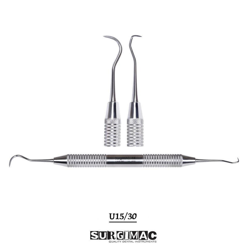 3 Pcs Dental Sickle Scaler Anterior Towner Jacquette U15-33 Double Ended German 3 Pcs Dental Sickle Scaler Anterior Towner Jacquette U15-33 Double Ended German