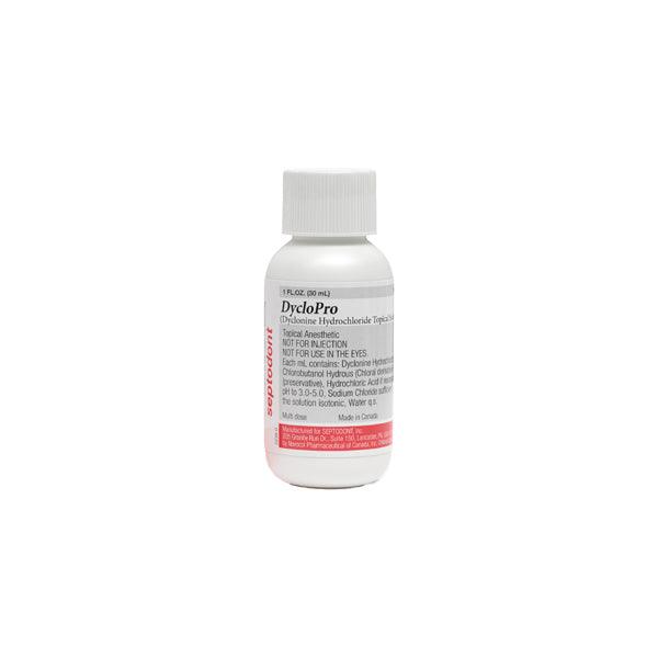 Septodont DycloPro Dyclonine Hydrochloride Topical Solution, 1 fl oz jar - SurgiMac