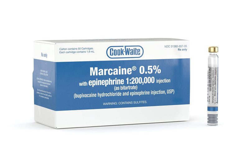 Marcaine Bupivacaine HCl. 0.5 % and Epinephrine 1:200,000 Injection, USP - SurgiMac