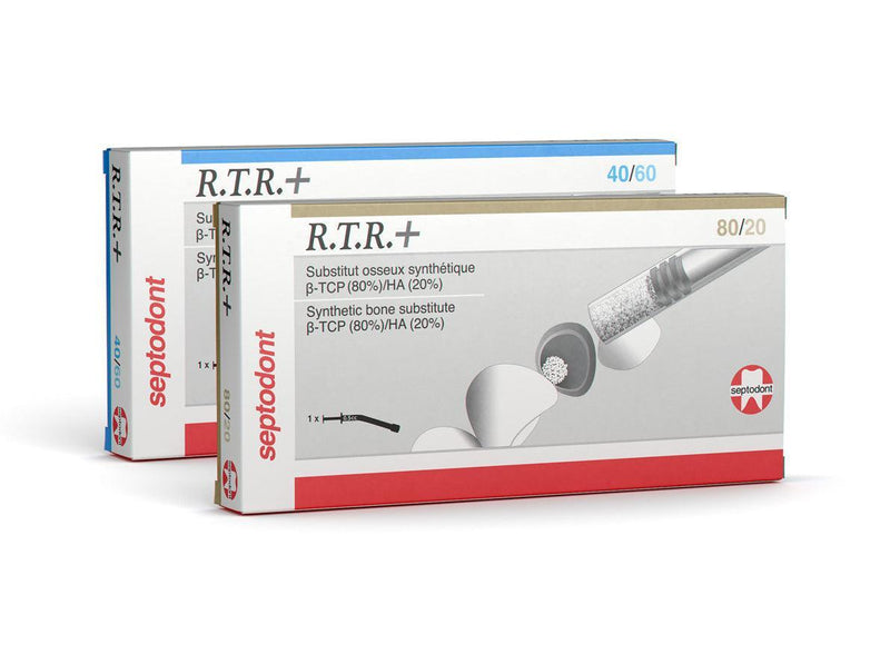 R.T.R. RTR+ 40/60 Biphasic Bone Grafting Material, 0.5cc Syringe - SurgiMac